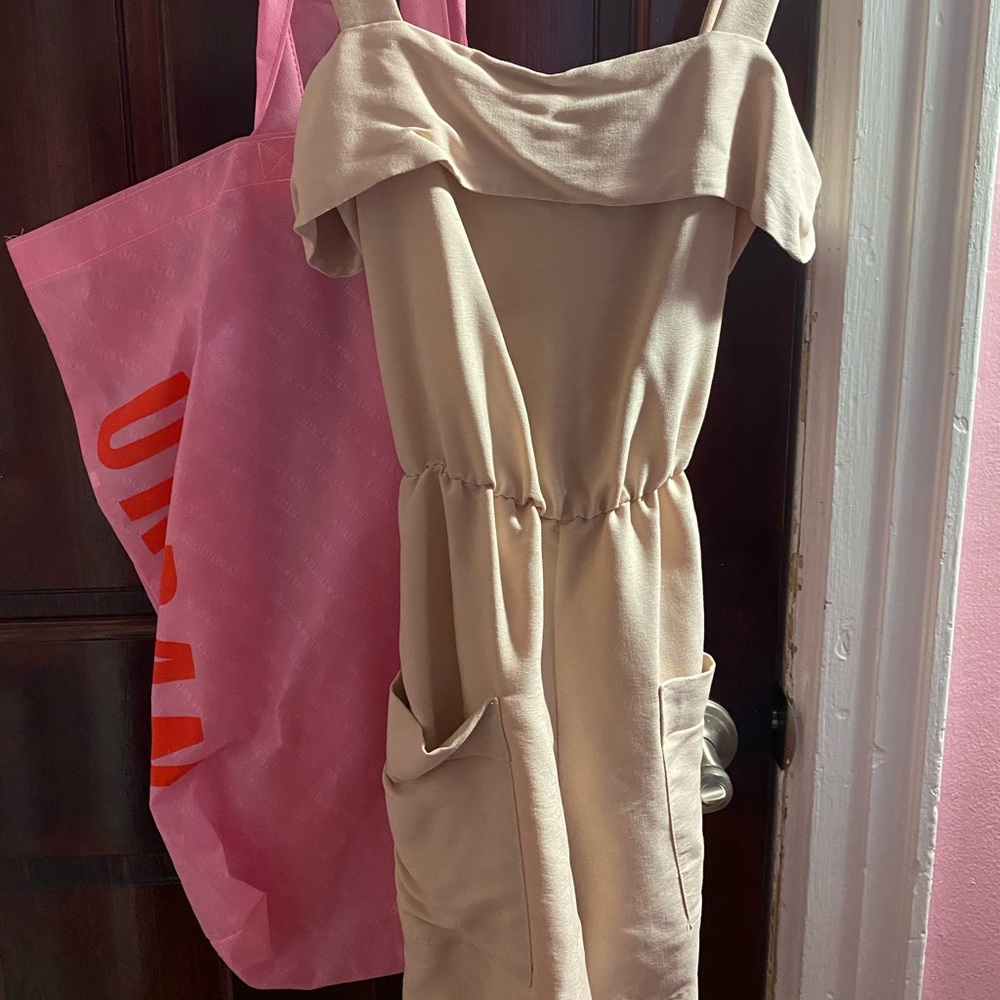 LIGHT PINK ROMPER W POCKETS - FROM H&M